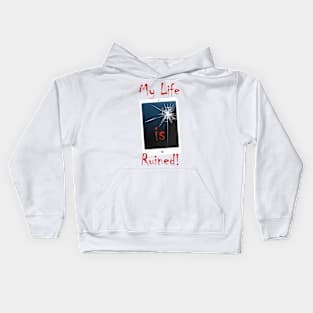 Cracked screen Kids Hoodie